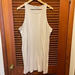 Sleeveless Beige Women's Dress